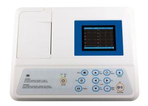 China First Aid Equipment Single Channel 12 Lead Portable ECG Machine with Color Display on sale