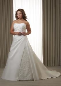 Best NEW!!! Plus size Ball gown wedding dress Satin Bridal gown #dq5120 wholesale