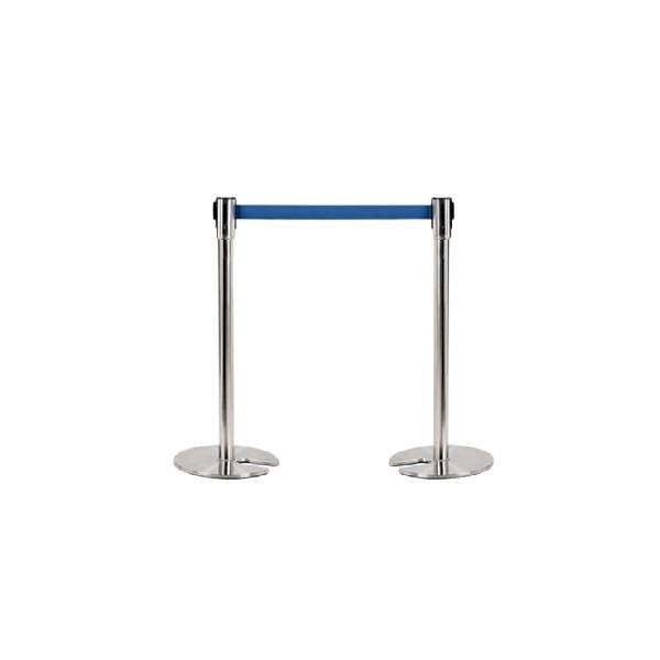 Cheap Stainless Steel Stanchion Queue Post Crowd Control Retractable Belt Barrier for sale