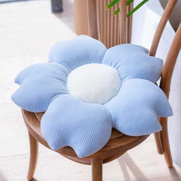 Cheap No Fading Girls Sleeping Short Plush Flower Pillow for sale