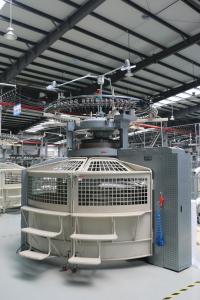Synthetic Fiber Circular Knitting Machine For Camouflage 3D Shoes Air Mesh Fabric