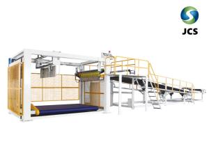 Large Gantry Type Automatic Stacking Machine With Servo Controlled Lifting Basket