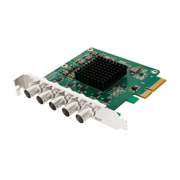 Cheap Professional 1080P60 Live Streaming Video Capture Card with 4 SDI Inputs and 1 Output for sale