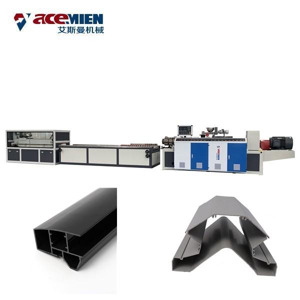 Cheap PVC WPC Wood Plastic Composite Production Line Hollow Door Panel Customized Voltage for sale