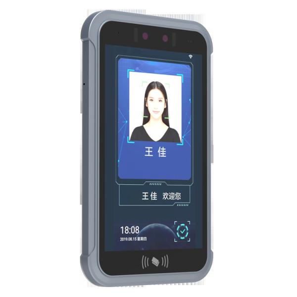 Cheap Pedesta 8" Biometric 3D Face Detection Attendance Device With Human Body Temperature Sensor for sale