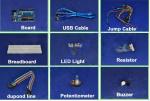 I2C Controlled Starter Kit for Arduino , Rfid Stepper Motor Learning Kits