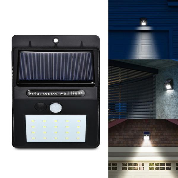 Cheap 3 Modes Solar Powered LED Wall Light , Solar Powered Security Light With Motion Sensor for sale