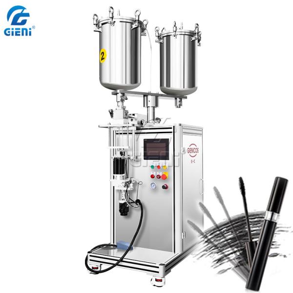 Cheap Dual Nozzle Mascara Lip Gloss Filling Machine With 20L Tank for sale