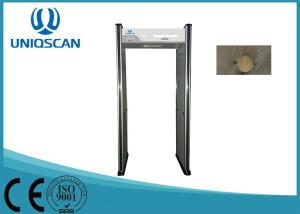 China Net Working Detecting Security Walk Through Metal Detector Sound Alarm For Bus Station on sale