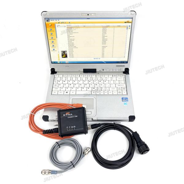 Cheap Forklift Scanner Tool 8.21 For Still STEDS CANBOX+CFC2 laptop 50983605400 Incado Can Bus with Software for Still Diagnostic Tool for sale