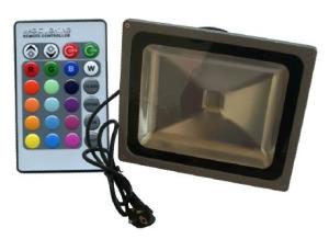 China OEM Custom Eco Friendly IP65 RGB Led Flood Lights 20W with Remote Control on sale