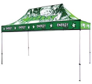 Pop Up Advertising Folding Tent 3x6 Aluminum Structure Simple Assembly