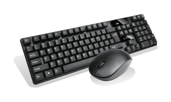 Cheap Black / White Bluetooth Keyboard And Mouse USB Interface With ABS Material for sale