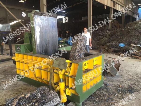 Cheap 9.5 Tons Scrap Baler Machine For Leftover Copper for sale