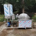 Food Standard Batch Frying Machine 500L Rectangular Batch Fryer