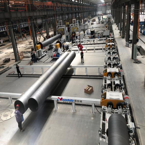 Cheap Fully Automated Polyurethane Foam Insulated Pipe Production Line With Polyethylene Wrapping for sale
