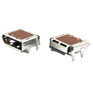 China 0.5AMP Displayport Mini Usb Solder Connector 90 Degree SMT DIP For PCB Board on sale