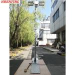 4x120W LED mounted vehicle roof mount telescopic mast night scan light tower