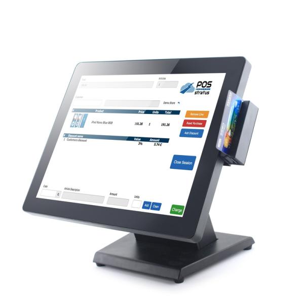 Cheap Core I5 All In One 15'' Touch Screen Pos Machine For Supermarket for sale
