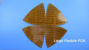 Best Large FPC (Flexible Printed Circuit PCB) Built on Polyimide with Yellow Coating and Immersion Gold for LED Lighting wholesale