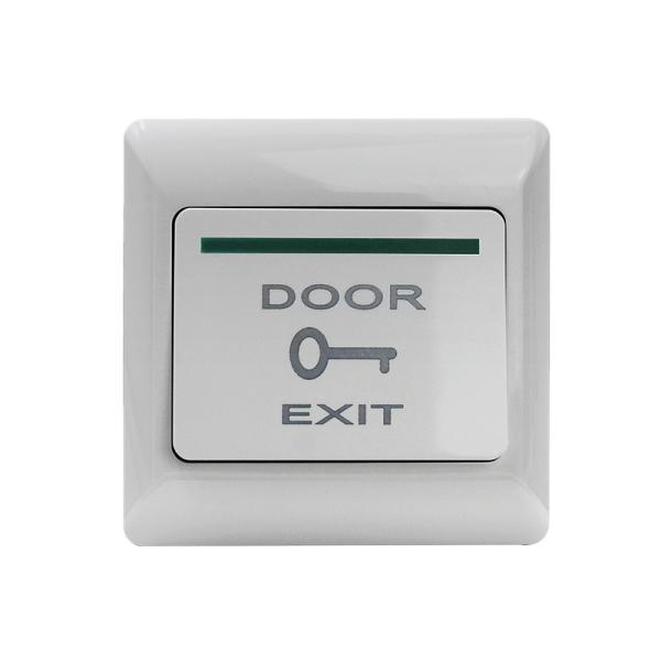 Cheap Fireproof PVC Door Exit Push Button NO NC COM Plastic Series Back Box Optional for sale