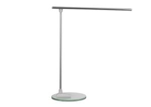 Student Study Rgb Led Desk Lamp With Round Colorful Night Light Glass Base