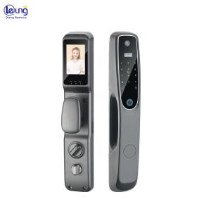China Office Convenience S907max Tuya Wifi Password Card Fingerprint Door Lock with Camera on sale
