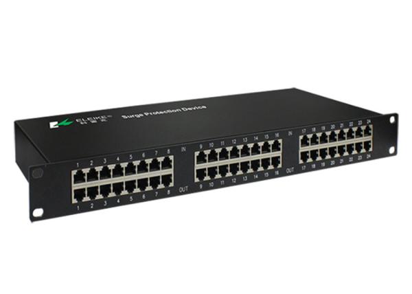 Cheap 24 Port Self Adaption Power Over Ethernet Surge Protector for sale