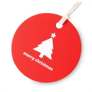 China Recycled Merry Christmas Gift Paper Hang Tag Custom Price Tags With String on sale