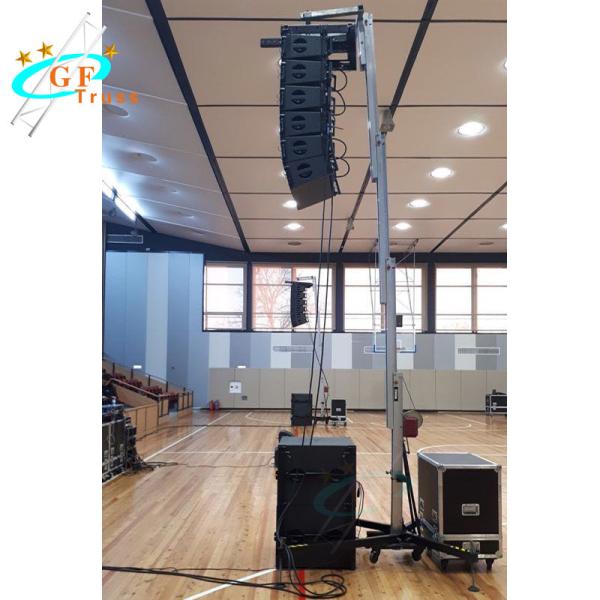 Cheap Folding Line Array Speaker Crank Up Stand For Sound for sale