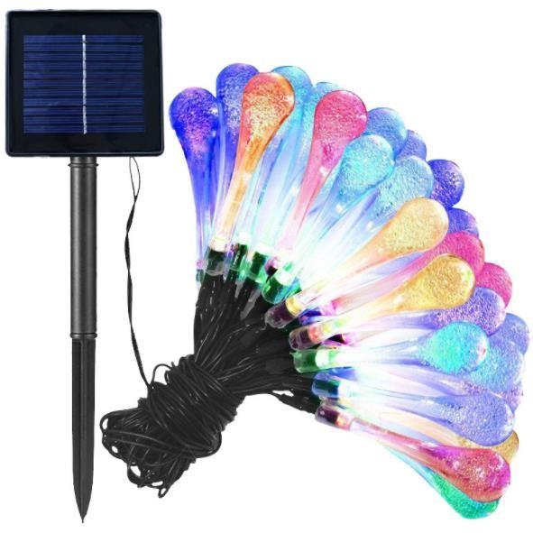 Cheap 30LED  Water drop solar string lights, bubble fairy string lights, solar decorative lights for Garden, Patio, Yard for sale