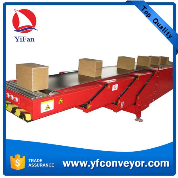 Cheap 40ft Container Loading Unloading Telescopic Belt Conveyor with Hydraulic Lift for sale
