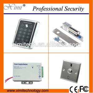 China Standalone rfid access controller without software exdit button and power supply door access controller kits on sale