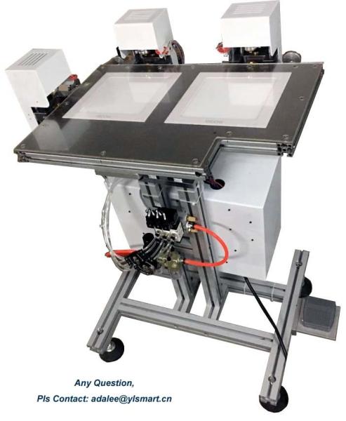 Cheap Manual Card Sheet Collating And Bonding Machine With Double Cylinders for sale
