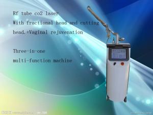 Best Warts Removal Fractional Co2 Laser Equipment Gray + White Color For Skin Tightening wholesale