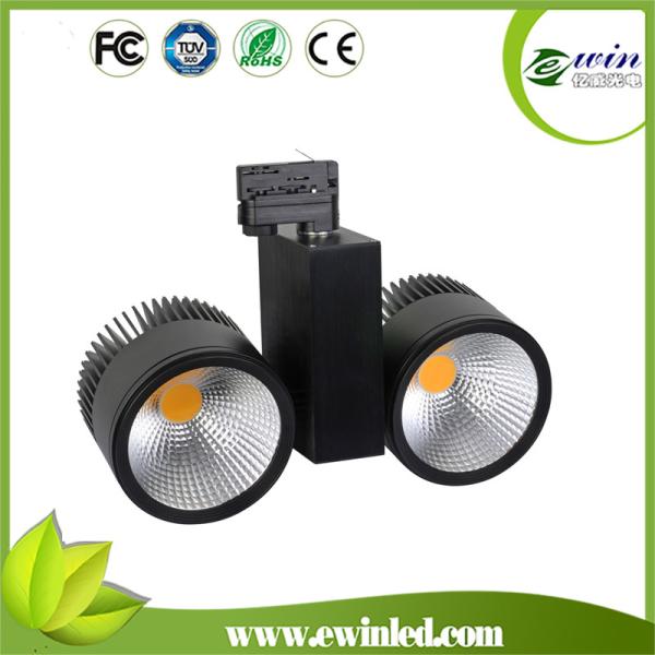 Cheap high quality 50w led cob track light rail light AC85-265V led COB light source white/black color 500 for sale