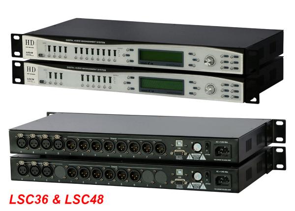 Cheap 682ms Digital Sound Processor / 4 input , 8 Output Digital Signal Processor For Concert And Living Show for sale