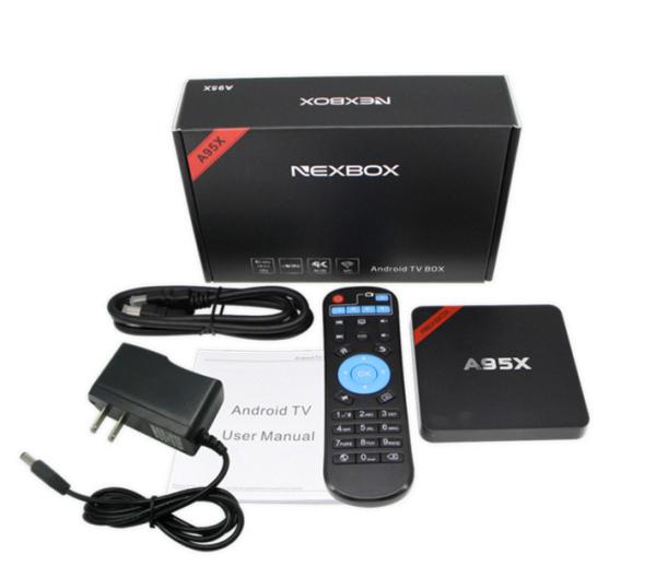 Cheap NEX BOX A95X mini Smart TV Box 1G 8G Amlogic S905X Quad core Cortex A53 2.0GHz 64bit for sale