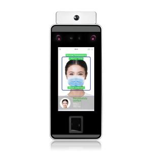 biometric facial recognition time attendance system and temperature face access control terminal FacePro1-TD