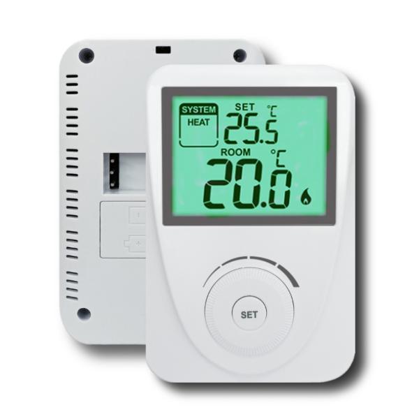 Cheap Anti - Flammable ABS Non - Programmable Heating Thermostat For Boiler for sale