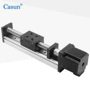 China Micro Nema 23 Ball Screw Slider Rail With Nema 23 Hybrid Stepper Motors CE Certifications on sale