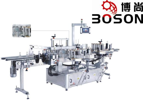 Cheap Self Adhesive Labeler Machine , Linear Vertical Four Labels Stick Labeling Machine for sale