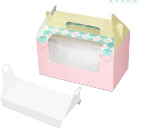 Best Handmade Folding Custom Cardboard Display Boxes With Clear Window wholesale