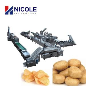 Best Continuous Industrial Automatic Potato Chips Making Machine Stainless Steel wholesale