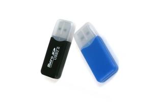 Best Logo Printed Micro SD Card Reader , External USB Card Reader For SD Memory Stick wholesale