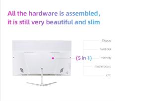 China Aio Flat Screen Desktop PC Gaming All In One PC Gamer Computer Desktop on sale