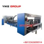Automatic Box Folder Gluer Machine With PP Strapping Machine Making Carton Box