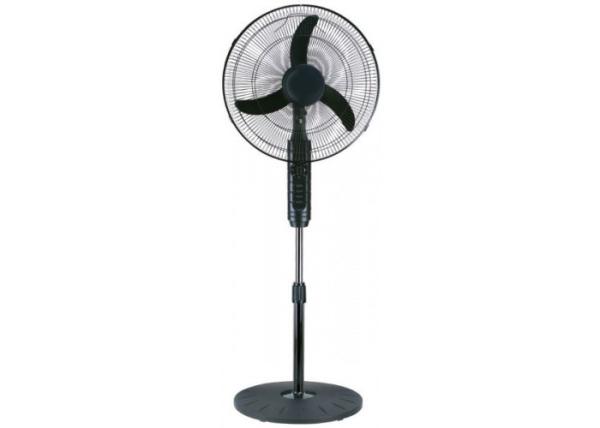 Cheap Black 400mm Electric Pedestal Fans With 3 Pin Plug For Home / Office for sale