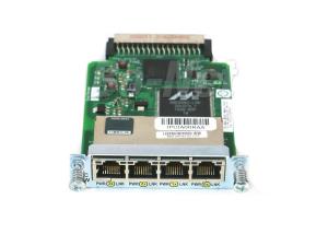 China HWIC 4ESW 4 Port Cisco Wan Interface Card For 1841 2811 3845 2911/K9 RJ45 100M on sale
