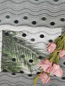 Best Linear All Over Spot Polyester Lace Trim Black Tulle Mesh wholesale
